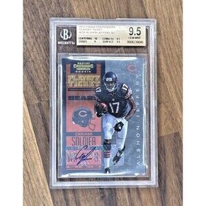 2012 Contenders Alshon Jeffery Playoff Ticket BGS 9.5 AUTO 10 Jersey  #17/99
